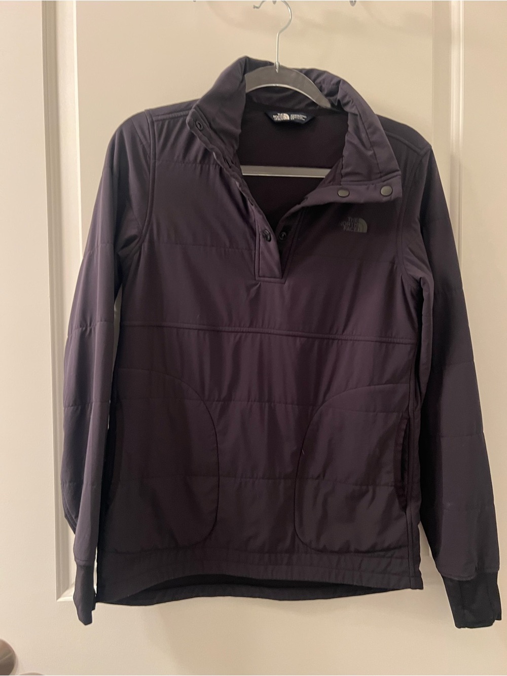 The North Face Women’s Small Black Pullover Jacket Snap Neck